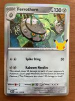 Pokemon Ferrothorn Holo 30 Jahre (Versand gratis)
