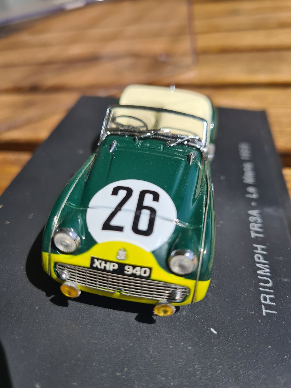 Triumph Modellini d'auto: Eagle's Race Légende TRIUMPH TR3A Le-Mans – Usato da Basel venduto da Solarbebop 2