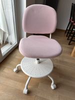 Kinder Drehstuhl rosa mit Rollen guter Zustand