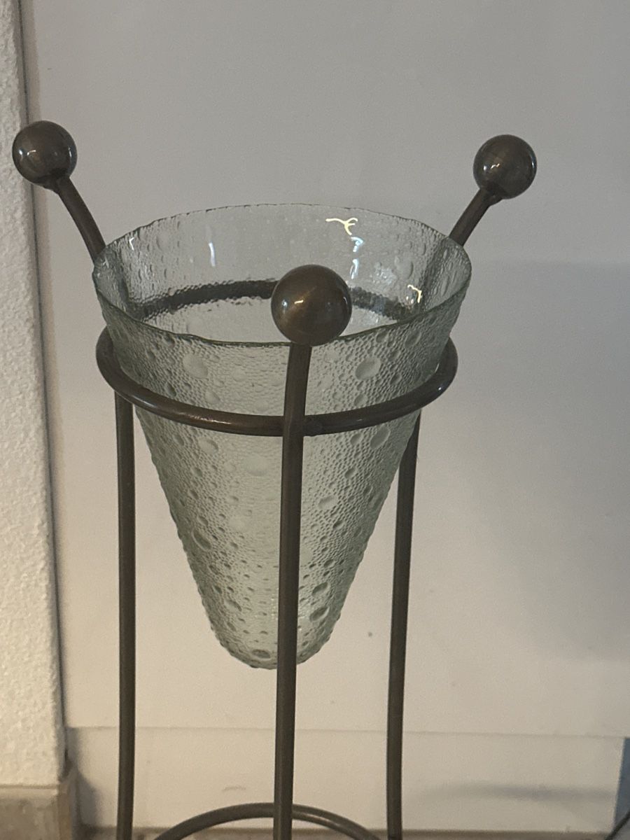 Altro per la casa: Blumenständer Pflanzenständer mit Glas Gefäss – Usato da Berikon venduto da Rueegg4 1
