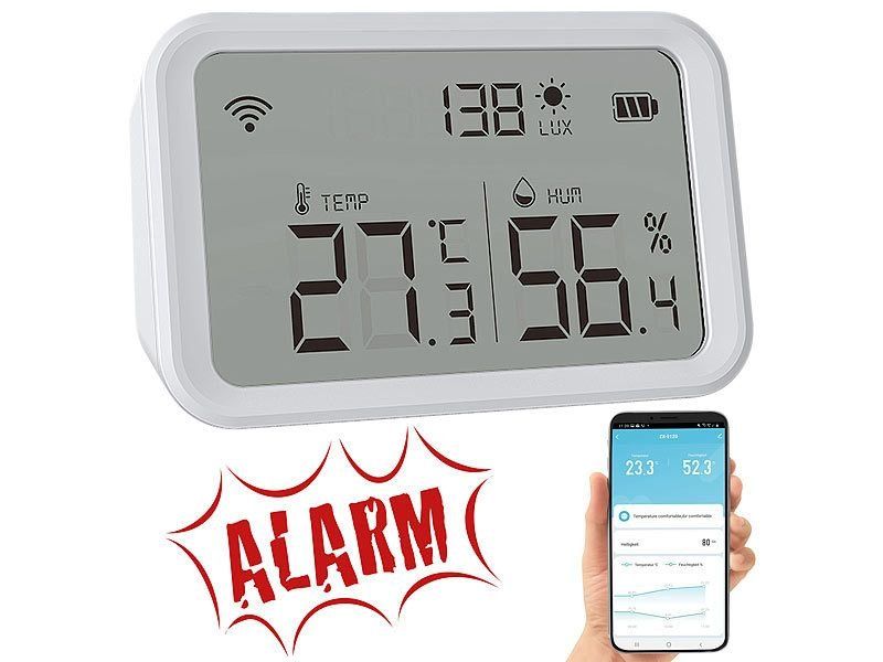 Misurare: 3x WLAN-Sensor für Temperatur, Luftfeuchtigkeit und Helligk. – Nuovo e nell'imballaggio originale da Giubiasco venduto da news-shop
