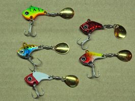 5x VIB Spinner 8.5gr.