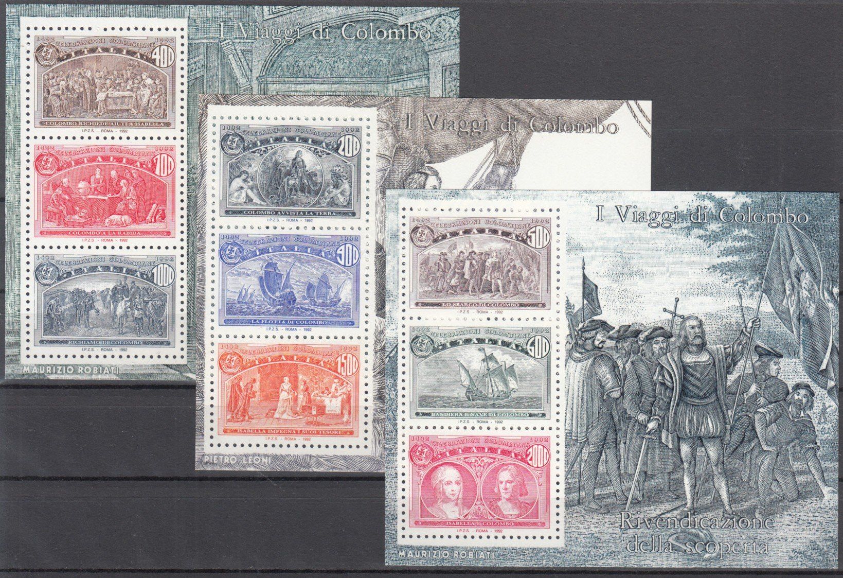 Tutti i francobolli: Italien 1992 postfrisch – Usato da Bürglen TG venduto da StampGraf 2
