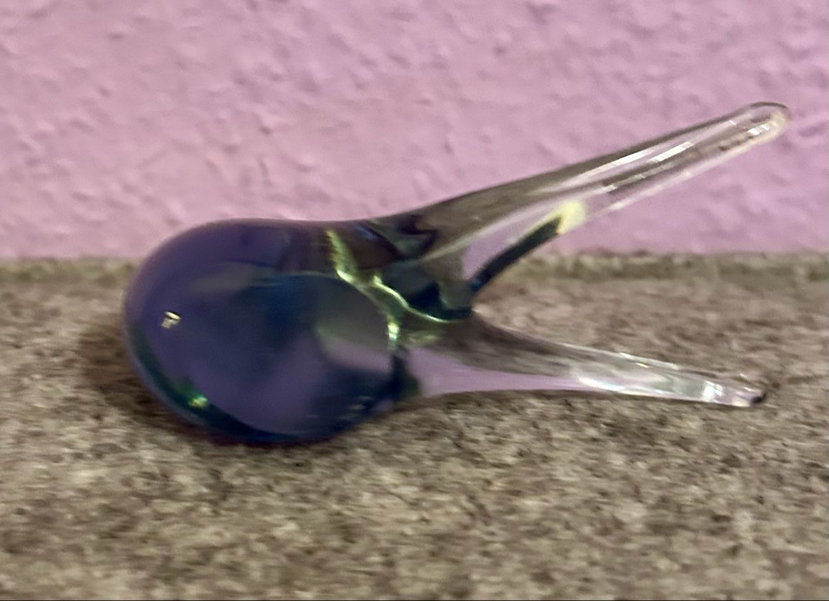 Murano Statuette: Oiseau en verre Soufflé de Murano – Usato da Petit-Lancy venduto da Pierre_le_voyageur 2