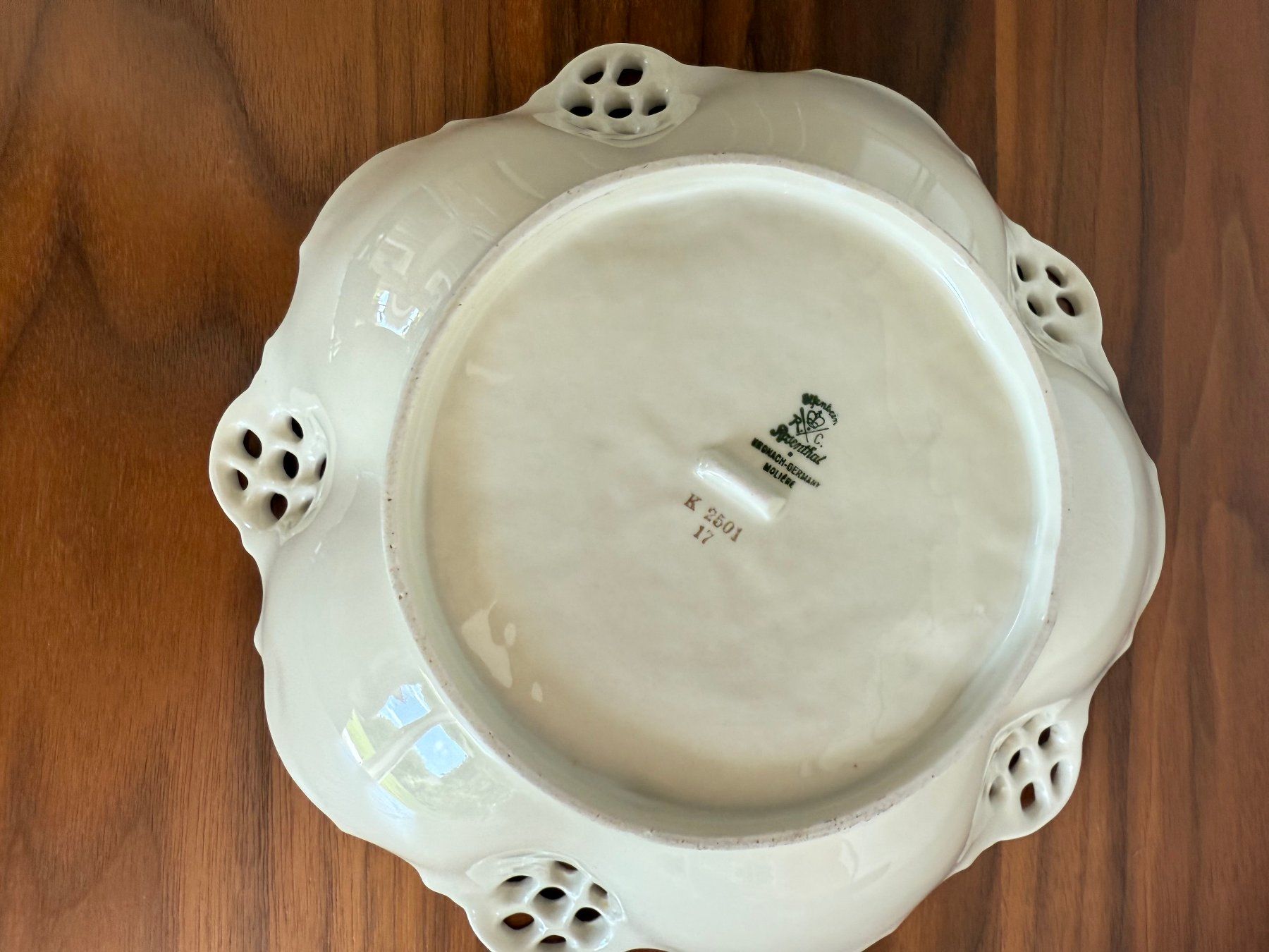 Rosenthal Schalen: Antike Rosenthal Obstschale 23 cm – Gebraucht aus Kirchdorf von Vintagewunder 4