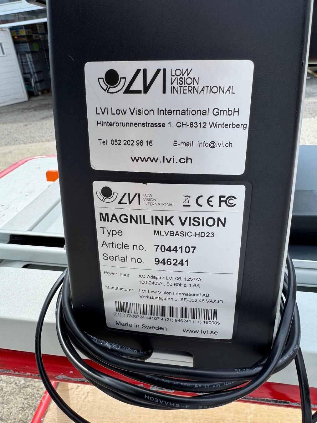 Sonstiges zu Optik: LVI MagniLink Vision Basic HD23 Bildschirmlesegerät NP>3.000 – Gebraucht aus Luzern von CaritasZentral 5