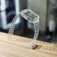 Boîtier et Bracelet Transparent pour Apple Watch 38/40/41 mm