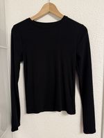 Neuwertiges Langarmshirt GAP, S, schwarz, Baumwolle