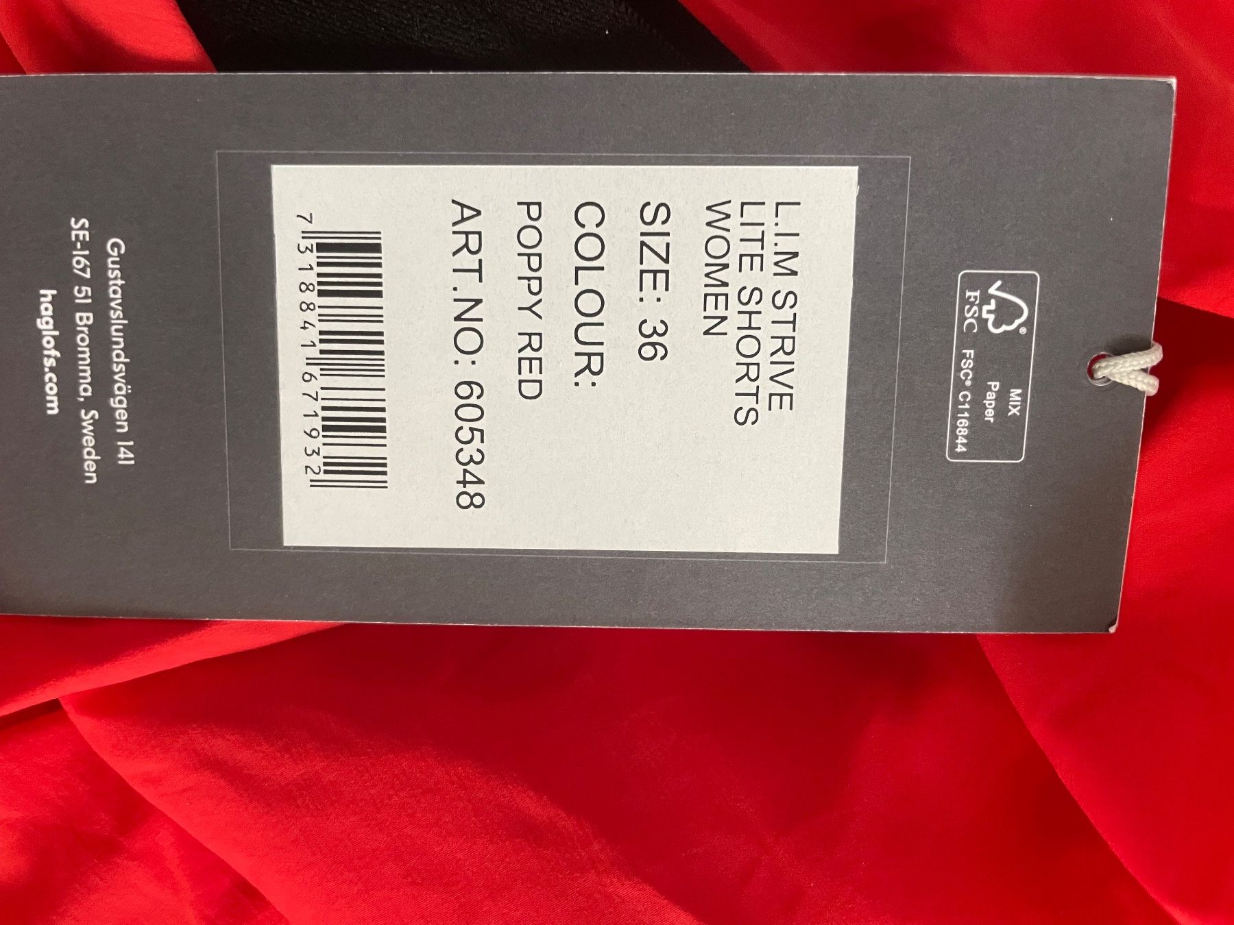 Haglöfs Pantaloni: Haglöfs Shorts Sporthose – Nuovo (secondo la descrizione) da Flüelen venduto da AU10 3