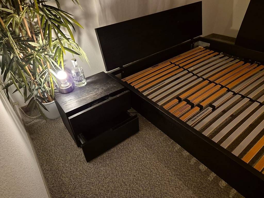 Letti: Bett Hasena Massivholz schwarz – Usato da Guntershausen venduto da gitschen26 1