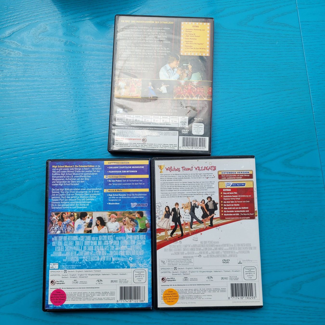 Tutti i DVDs: High School Musical 1-3 / DVD – Usato da SCHÜBELBACH venduto da CoKaHa 1
