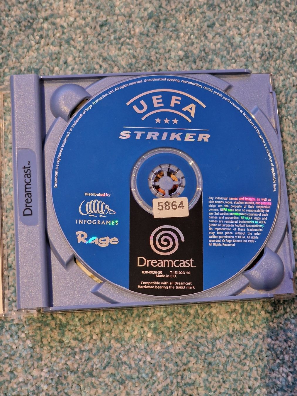 Sega Spiele: Sega Dreamcast Uefa Striker – Gebraucht aus Kleindöttingen von Spielewood 2