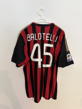 AC Milan (Balotelli #45) 2013/14 Heimtrikot (L)