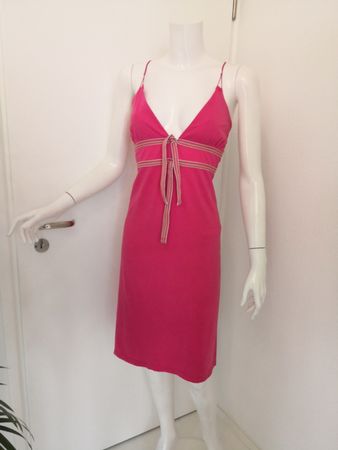 🤩WOMEN'SECRET KLEID PINK MIT FARBIGEN BÄNDER