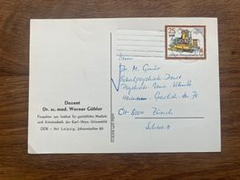Alte Postkarte DDR, Leipziger Frühjahrsmesse 1979
