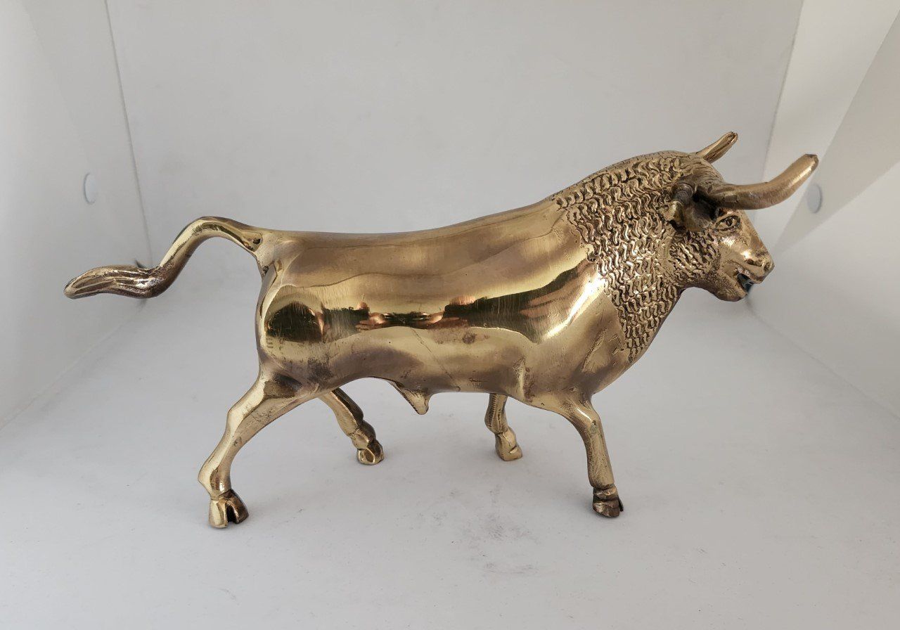 Statuette: Grosse wunderschöne Bronze Stier Figur, Neu!! – Nuovo (secondo la descrizione) da Lima- Peru venduto da Alpaka-Haus 2