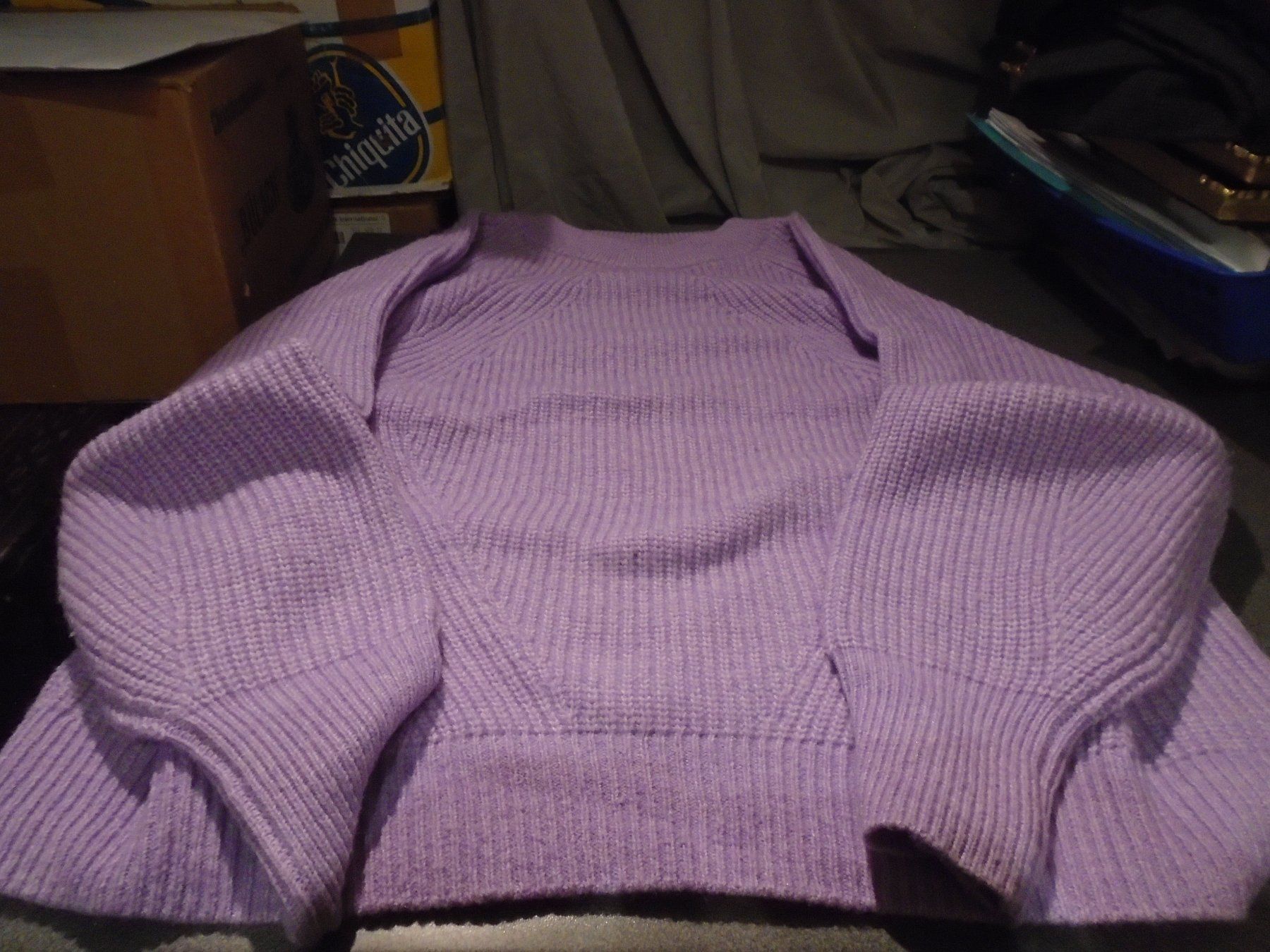 Pullover & Sweatshirts: Pullover ca. Grösse S, lila, gestrickt – Gebraucht aus Zürich von abraxas1291