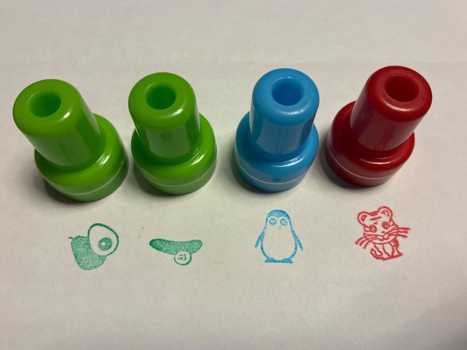 Timbri: Stempel Set, 4 Stk. – Usato da Guntershausen venduto da Gloominati