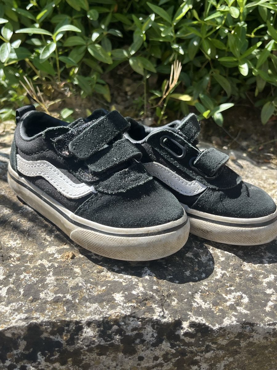 Vans Scarpe da uomo: Vans Sneaker, Gr. 21, Schwarz-Weiss – Usato da Safnern venduto da _CM01