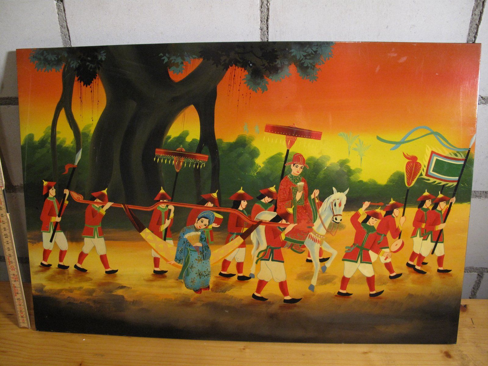 Foto & Immagini: Vietnam Holzgemälde Lacquer – Usato da Wil SG venduto da fva01 1