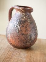 Ruscha Henkelvase Krug Kanne Mid Century Keramik fat lava