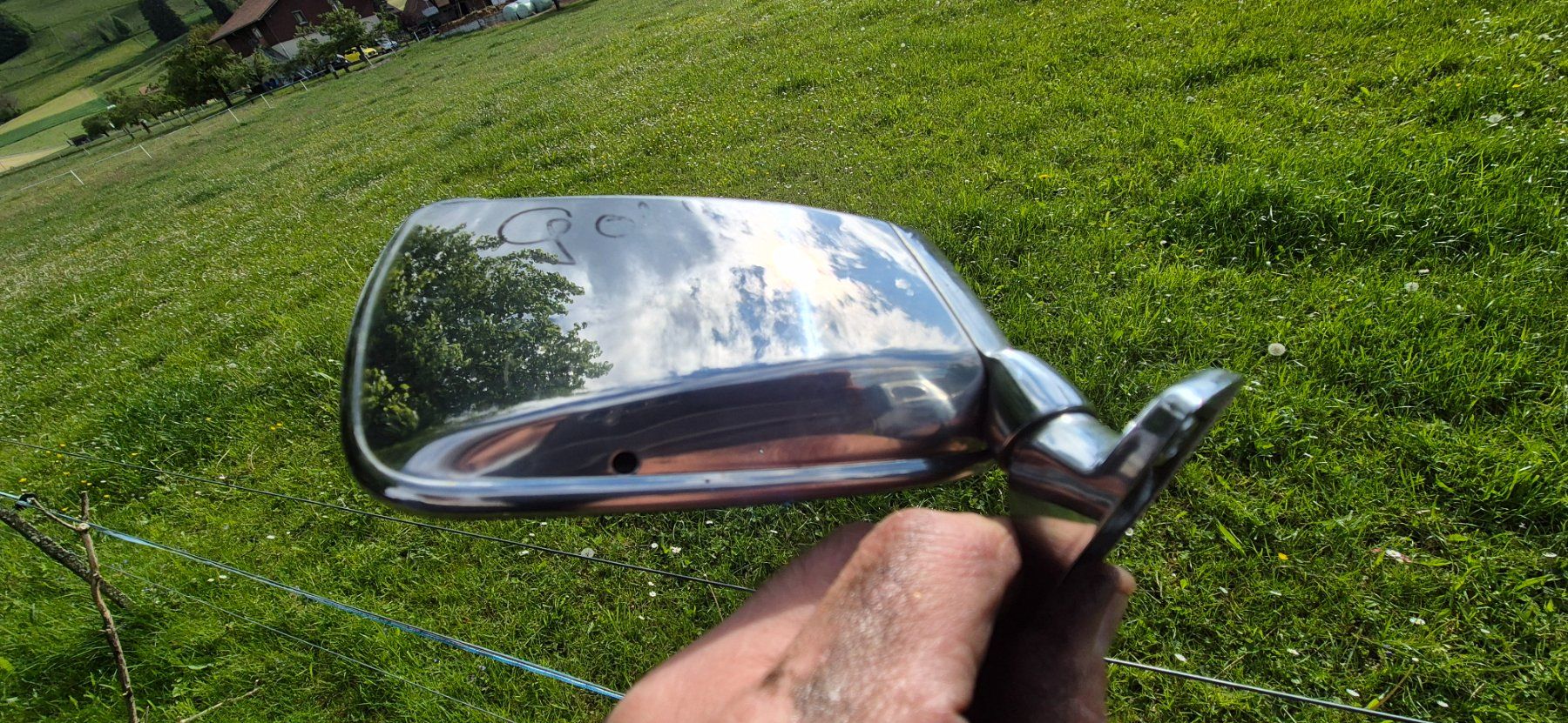 Volkswagen Alle Autoersatzteile: Golf 1 Chrom Rückspiegel rechts – Gebraucht aus Riggisberg von Mahali04 2