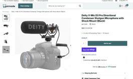 Microphone Deity V-Mic D3 Pro occasion bon état