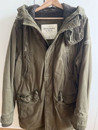 Abercrombie & Fitch Herren Parka, Grösse XL, Top Zustand