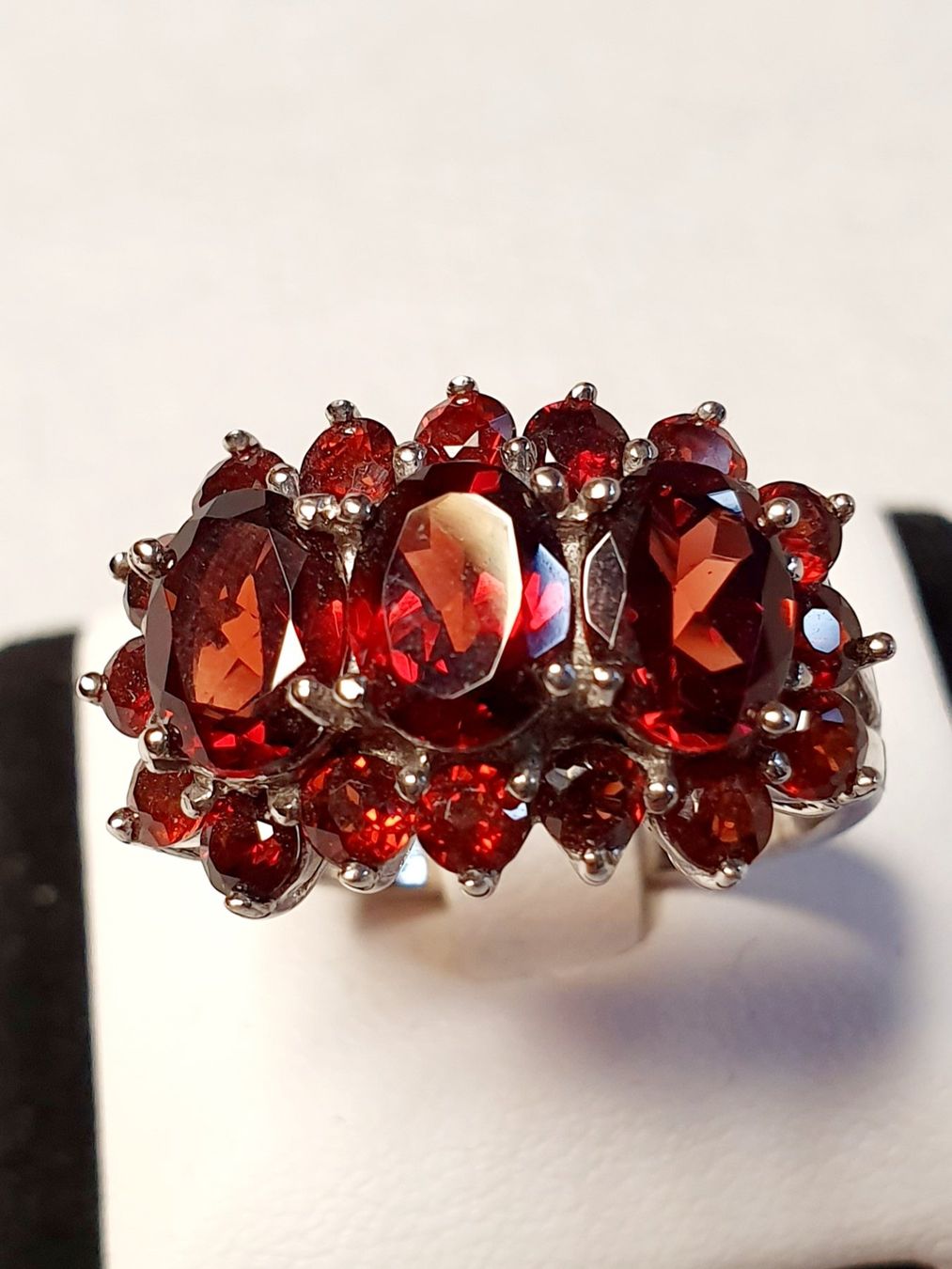 Bagues: Ring Granat Silber Grösse 56 neu – Neuf (Voir description) à Zürich par adriben 2