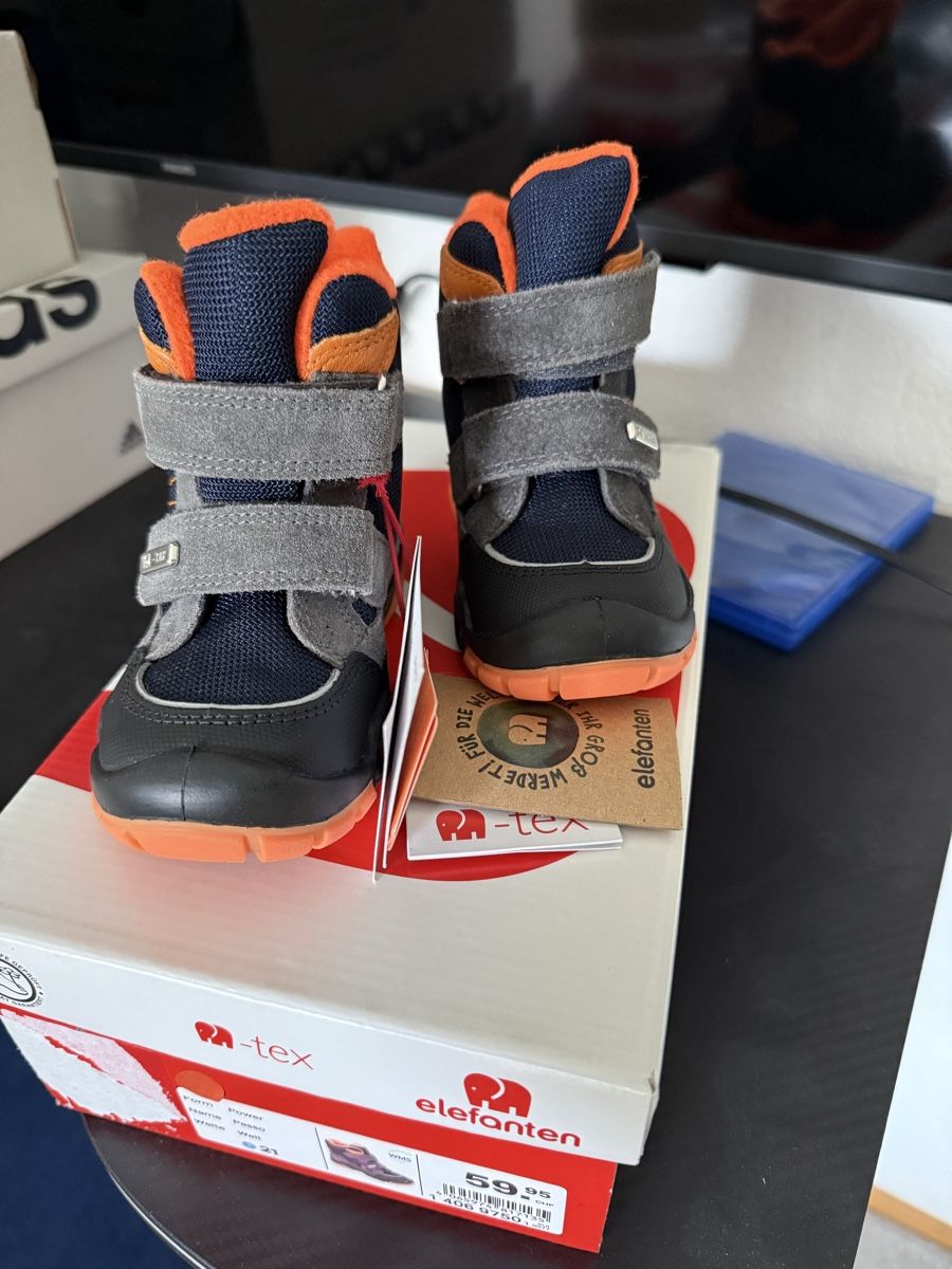 Elefanten Scarpe per ragazzi: Winterstiefel Elefanten, Grösse 21,Neu – Nuovo e nell'imballaggio originale da Langenthal venduto da conenz 1