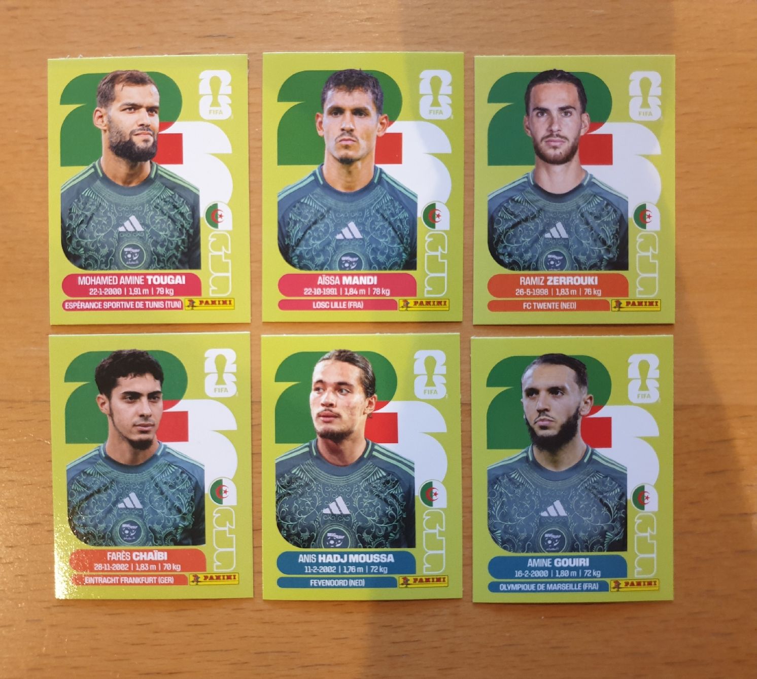 Panini Carte collezionabili: Panini WM 2026 ALG 6 7 11 14 17 18 – Nuovo (secondo la descrizione) da Einsiedeln venduto da MGXX