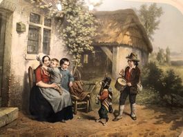 2 FARBLITHOGRAPHIEN von H.DILLENS. Paris