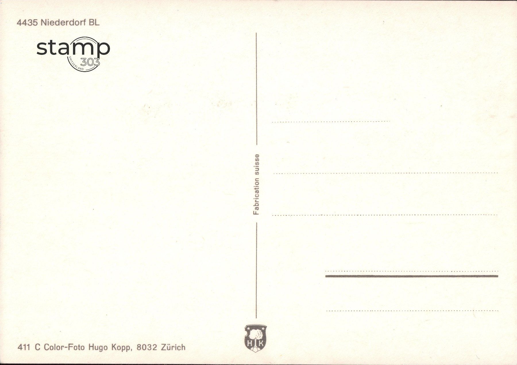 Cartoline postali: AK Niederdorf BL – Usato da Eggersriet venduto da stamp303 1