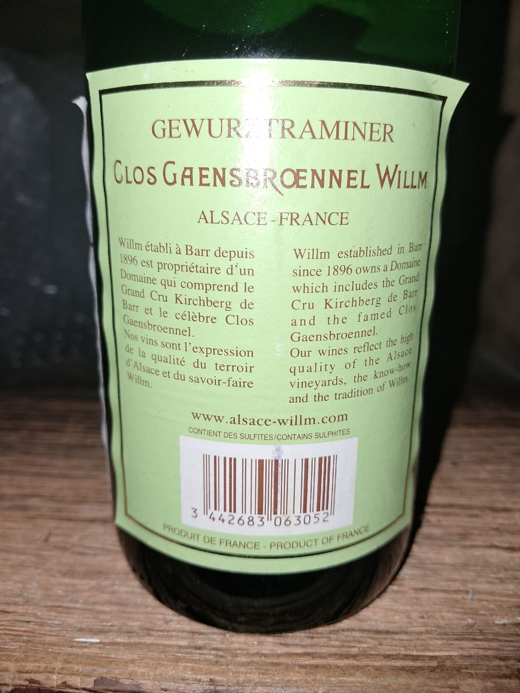 Vino: Alsace Grand Cru Gewurztraminer 2003 – Nuovo e nell'imballaggio originale da Le locle venduto da juliensaran 6