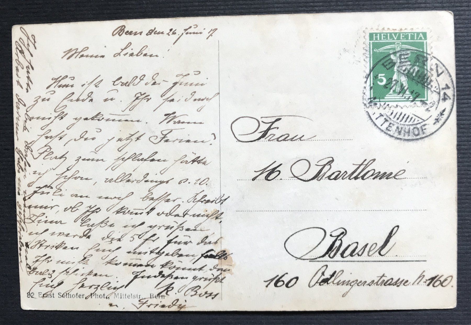 Cartoline postali: ALTE ANSICHTSKARTE BERN BÄREN – Usato da Ostermundigen venduto da Heavenmaus75 1