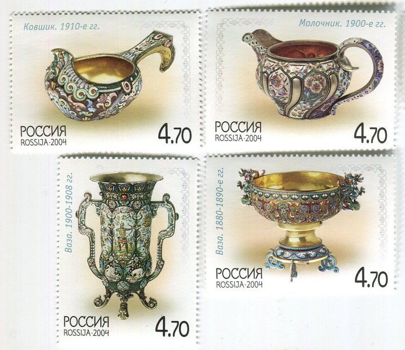Tutti i francobolli: Briefmarken "Vasen & Schalen". Russland – Nuovo e nell'imballaggio originale da Basel venduto da Butsch5