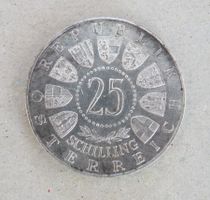 1957, 25 Schilling, 800 Jahre Basilika Mariazell