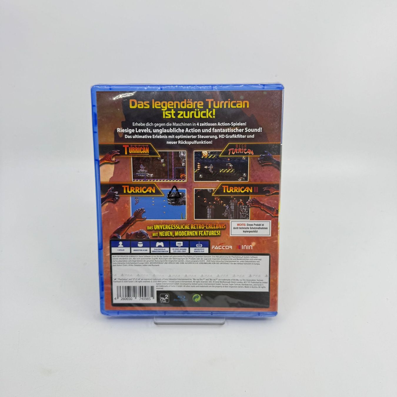 Giochi: Turrican Flashback (PS4) SEALED – Nuovo e nell'imballaggio originale da Herisau venduto da Seyashop1 1