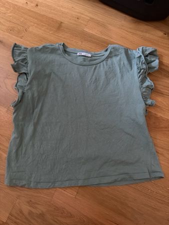 T-Shirt bleu/gris ZARA 