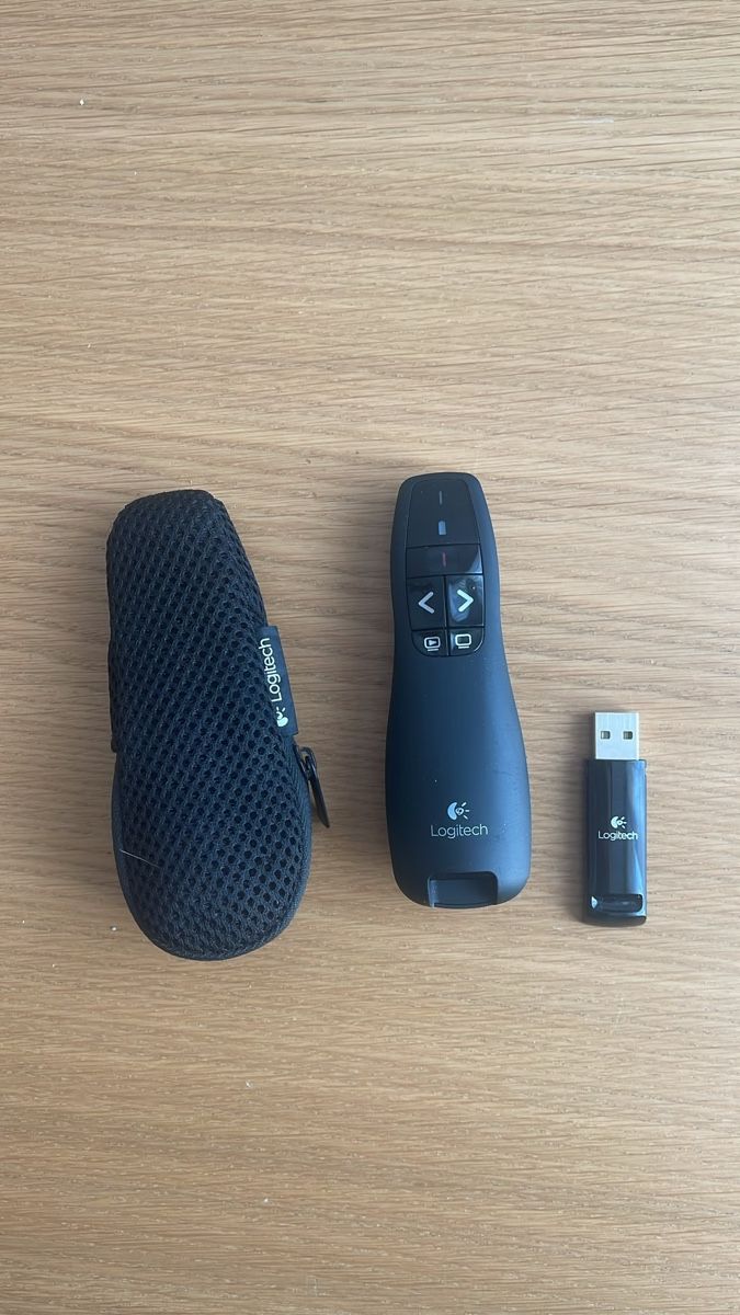 Logitech Fernbedienungen: Logitech Presenter R400 mit USB Empfänger und Tasche – Neu (gemäss Beschreibung) aus St. Gallen von sej_75wq