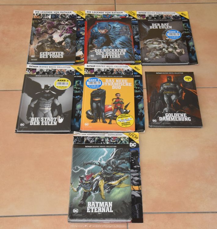 7 x BATMAN GRAPHIC NOVEL COLLECTION … 1. Auflage 2018 ... (Gebraucht ...