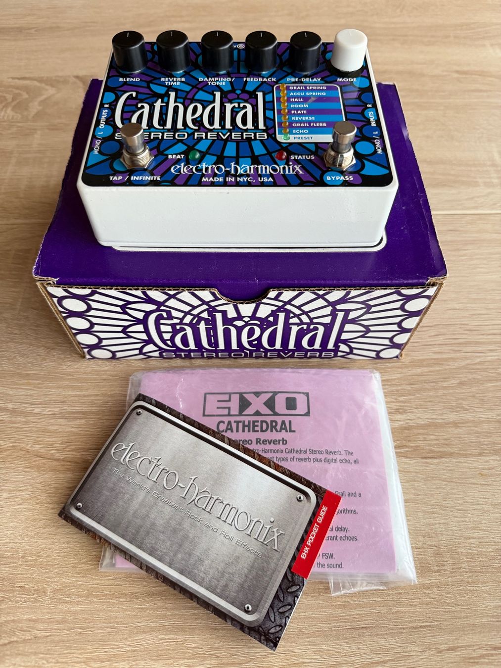 Electro-Harmonix Strumenti musicali: ELECTRO-HARMONIX CATHEDRAL STEREO REVERB & PRE-DELAY RARE! – Nuovo (secondo la descrizione) da Sion venduto da Hobby-mania 8