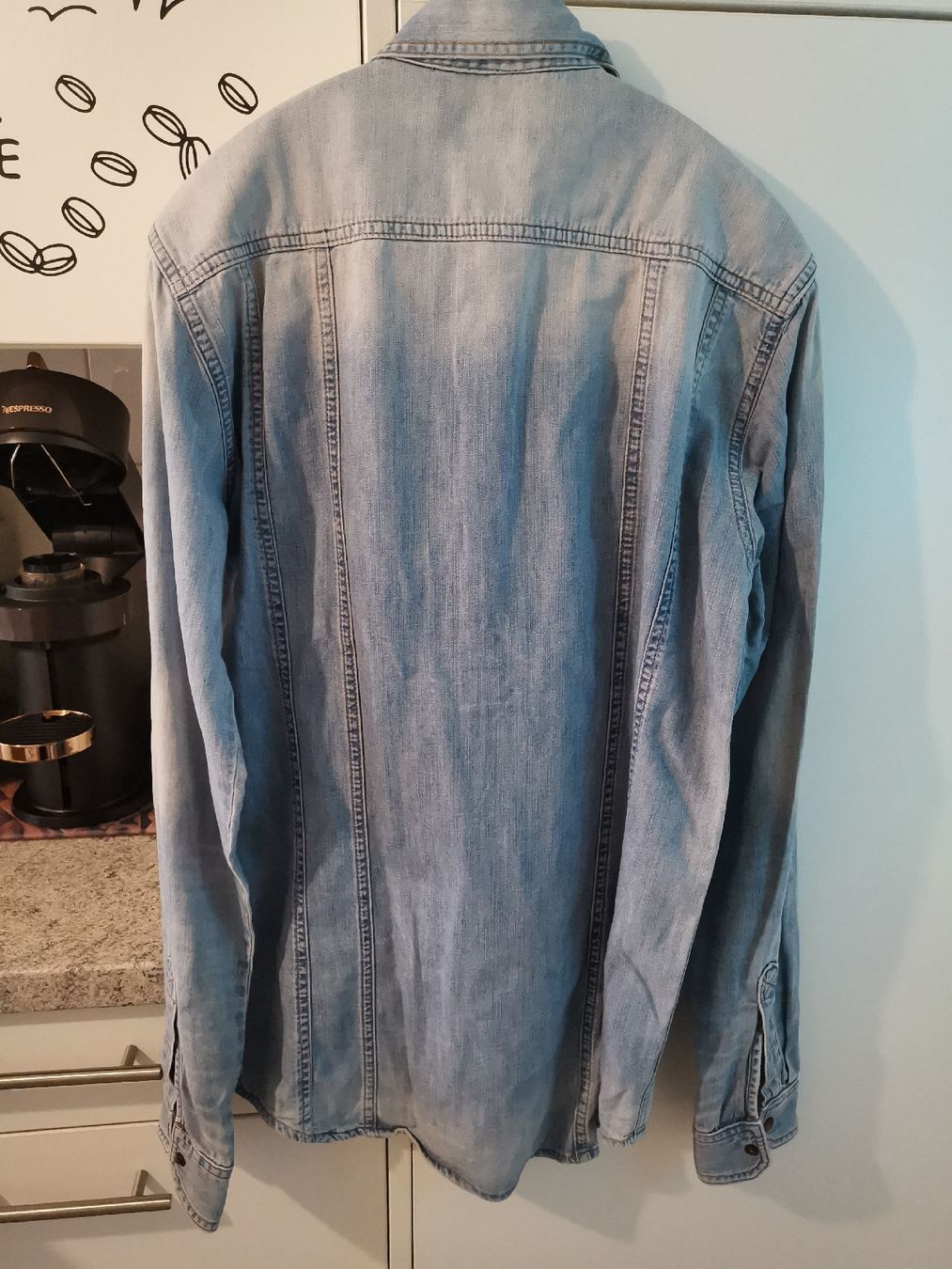 Zara Camicie: Zara Man Jeanshemd, Gr. M, hellblau – Usato da basel venduto da lupettone 3