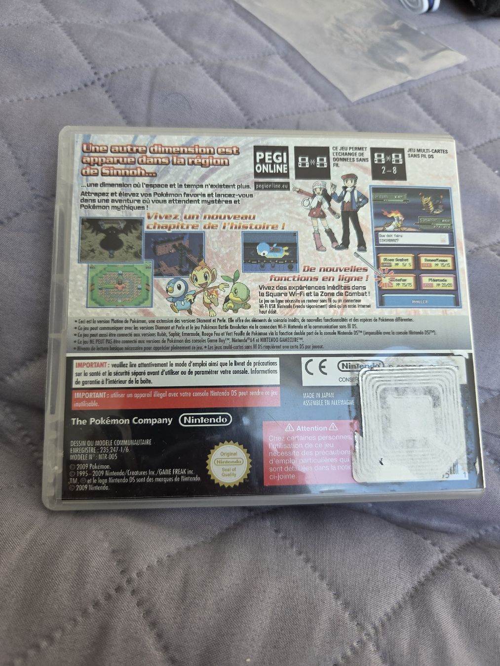 Pokémon Giochi: Jeu Nintendo DS Pokémon Version Platine  – Usato da Tramelan venduto da arb_hky2 2