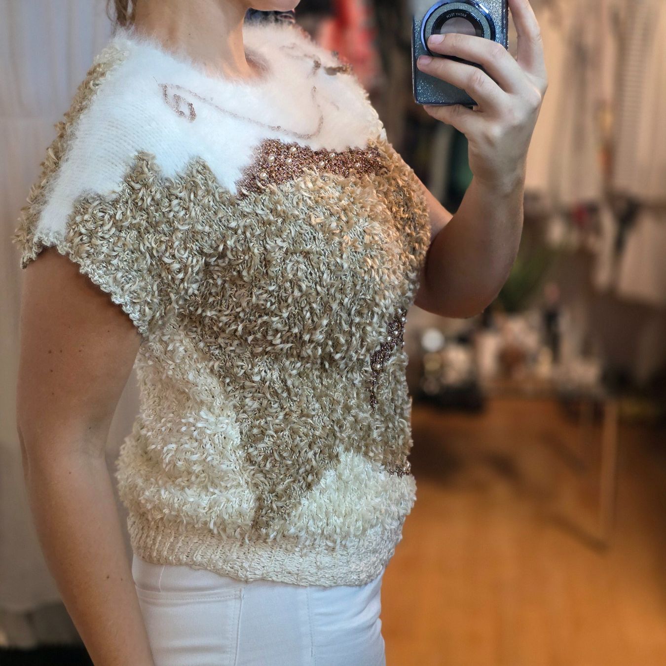 Pullover & Sweatshirts: Vintage Pullover Mohair Look 80er Unikat M – Gebraucht aus Wald ZH von CapLux 1