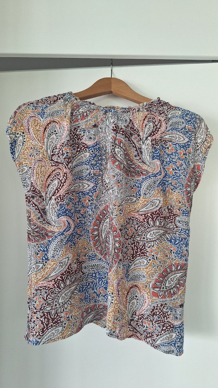 Esprit Camicette: Sommer Bluse von Esprit mit Paisley Muster, Gr. 36 – Usato da Oberkulm venduto da kar_jgx9 2