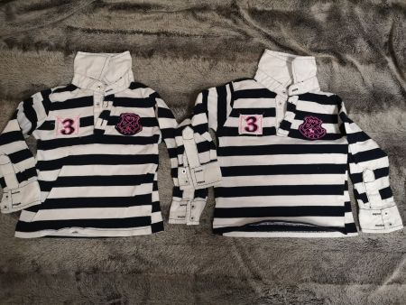 2x Gr 92 Langarmshirt für Zwillingsmädchen
