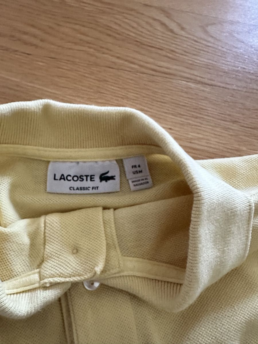 Polo-Shirts: Lacoste Polohemd gelb – Gebraucht aus Chur von snow_white_blue 2