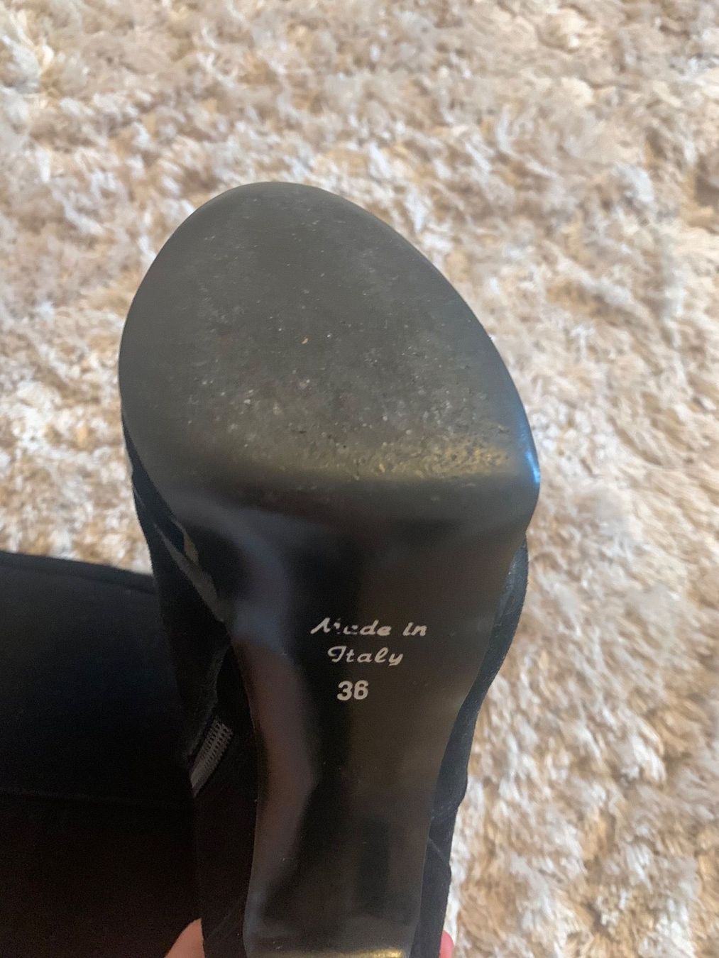 Scarpe da donna: Overknee Stiefel schwarz Leder 36 Plateau High Heel Neu – Nuovo (secondo la descrizione) da Zürich venduto da kka_7xrc 2