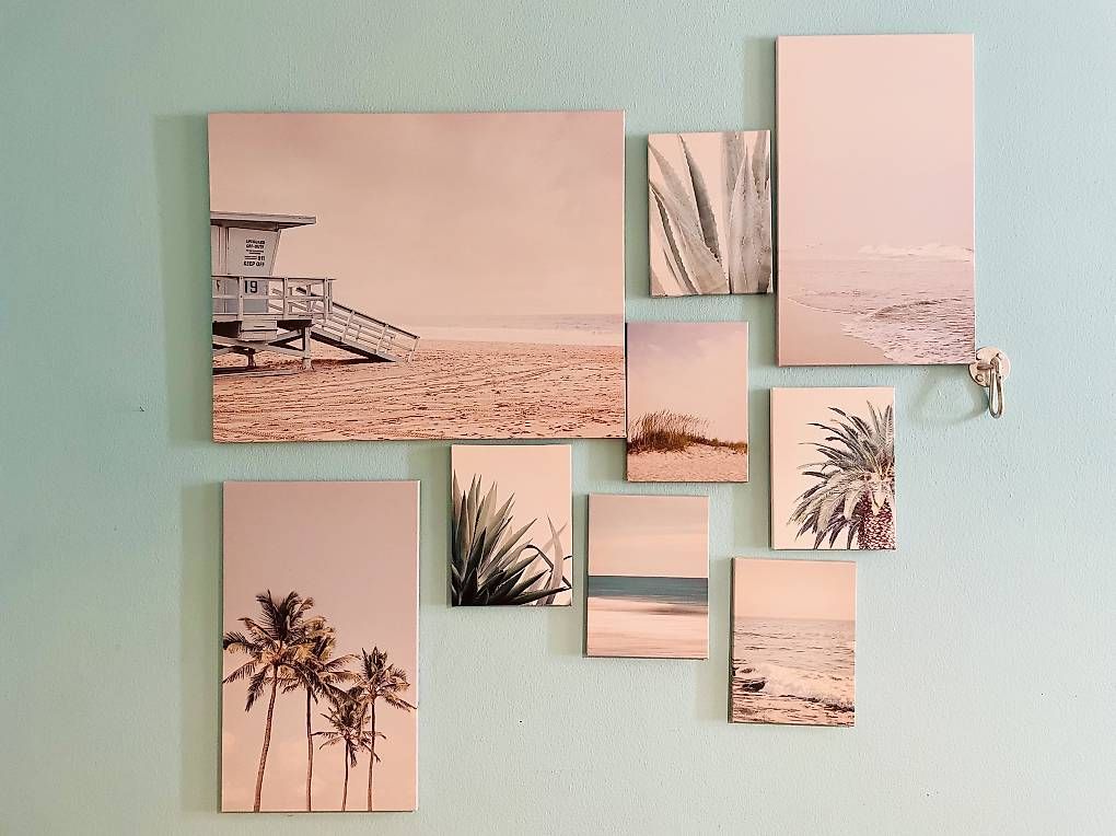 Foto & Immagini: Bild 9-er Set, Meer, Palme, Strand – Usato da Zürich venduto da Bobesch73 2